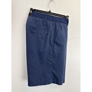 Under Armour Men's Shorts 32 Navy Blue Casual Heatgear Golf Waistband Grip Chino